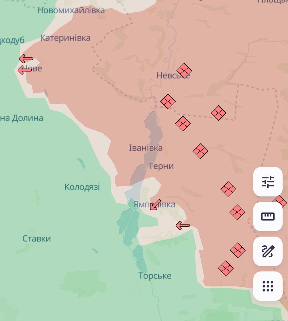 Лінія фронту станом на 6 травня 2025. Зведення Генштабу фото 3