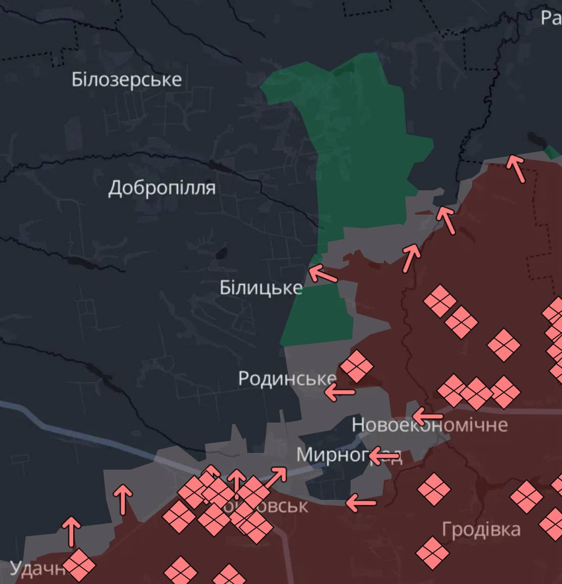Лінія фронту станом на 10 грудня 2025. Зведення Генштабу фото 7
