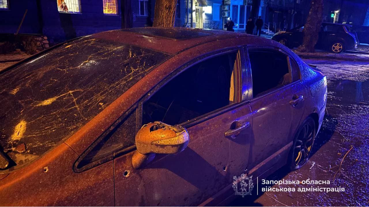 Росія атакувала Запоріжжя безпілотниками фото 1
