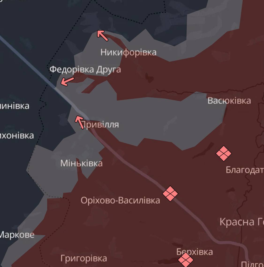 Лінія фронту станом на 18 березня 2026. Зведення Генштабу фото 6