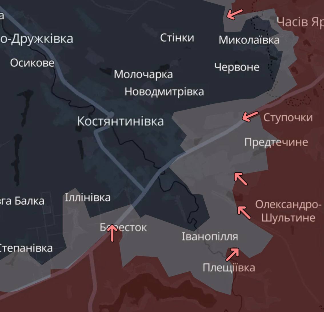 Лінія фронту станом на 26 квітня 2026. Зведення Генштабу фото 5