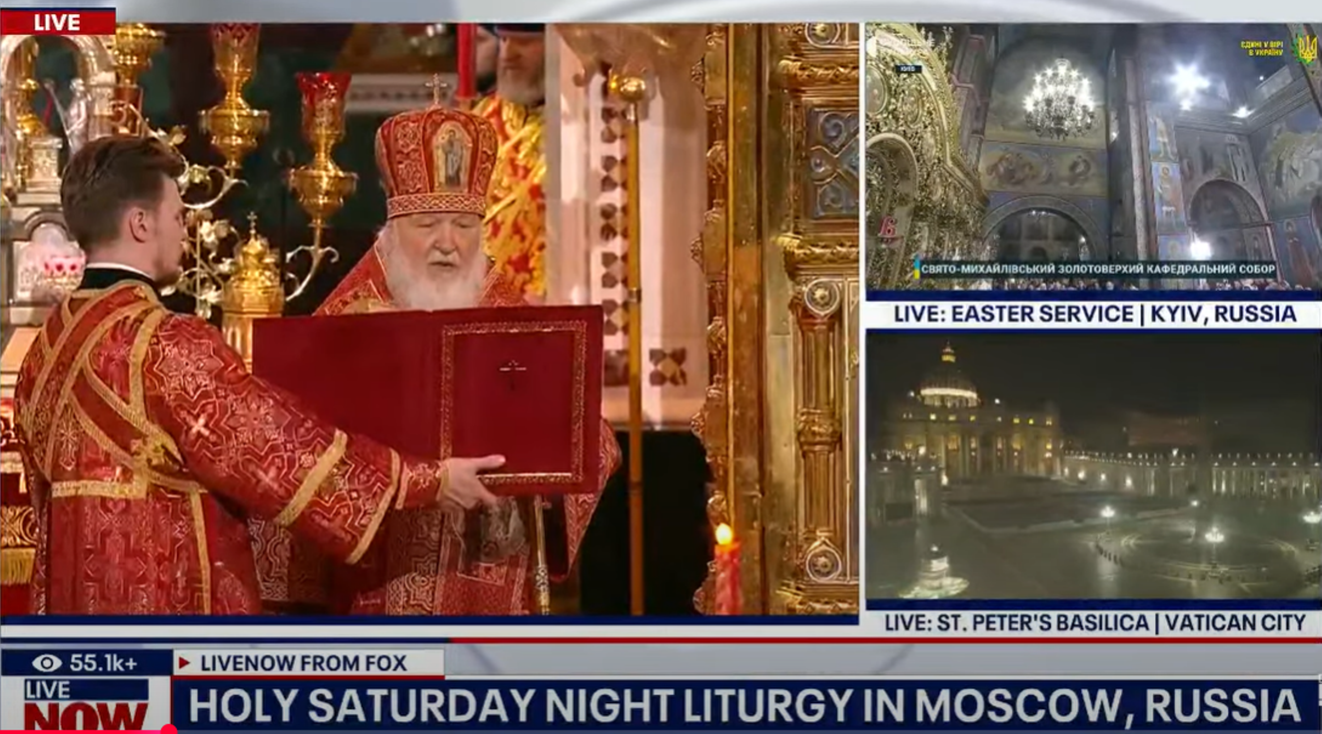 Fox News назвав Київ російським під час Великодньої трансляції (відео) фото 1