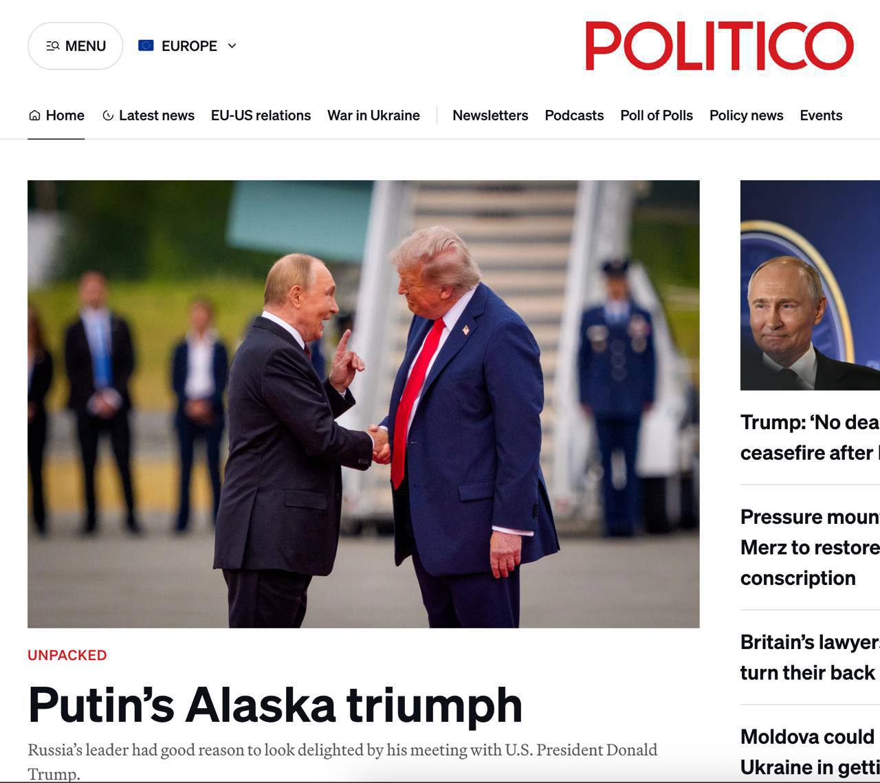 Світова преса розкритикувала зустріч Трампа і Путіна: що писали ЗМІ фото 5