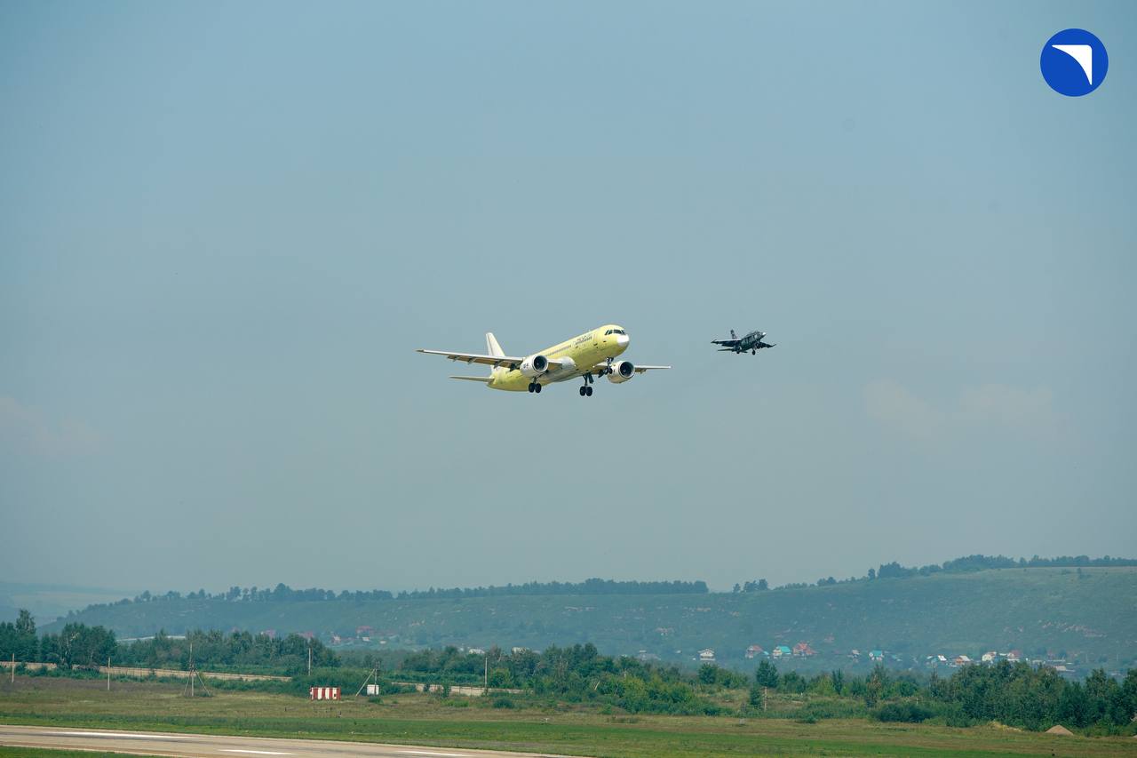 Росія вперше випробувала пасажирський літак МС-21: що відомо фото 1