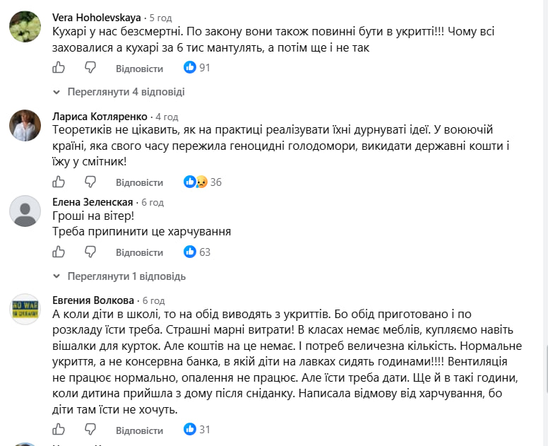Що робити з їжею, яку діти не з'їли через тривогу? Директорка київського ліцею порушила болюче питання фото 10