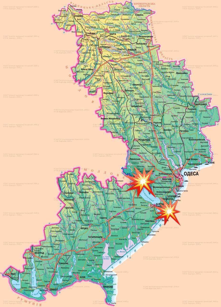 У Нацгвардії прокоментували удари РФ по мостах на півдні Одещини