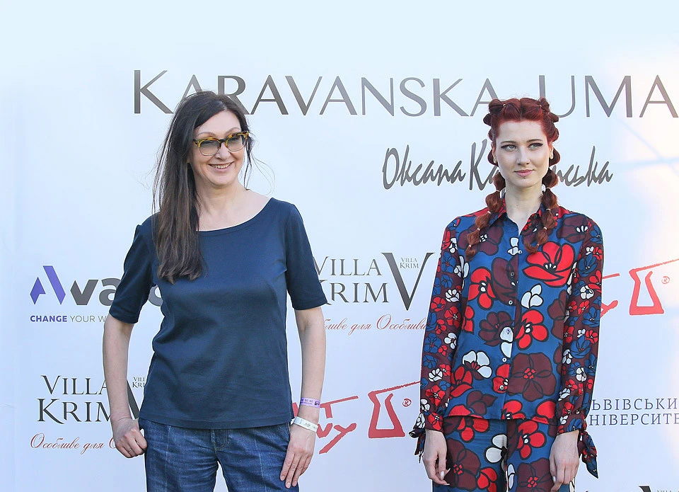 Оксана Караванська є постійною учасницею тижнів моди в Україні
