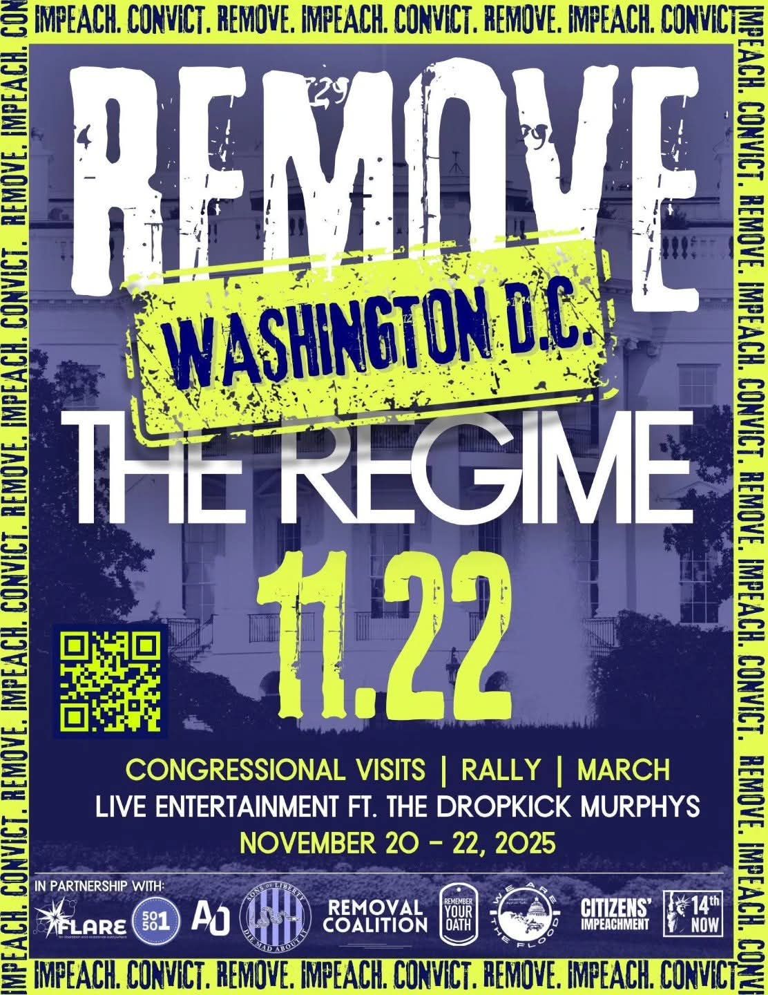У Вашингтоні американці розпочали акції протесту під назвою «Усунення режиму»