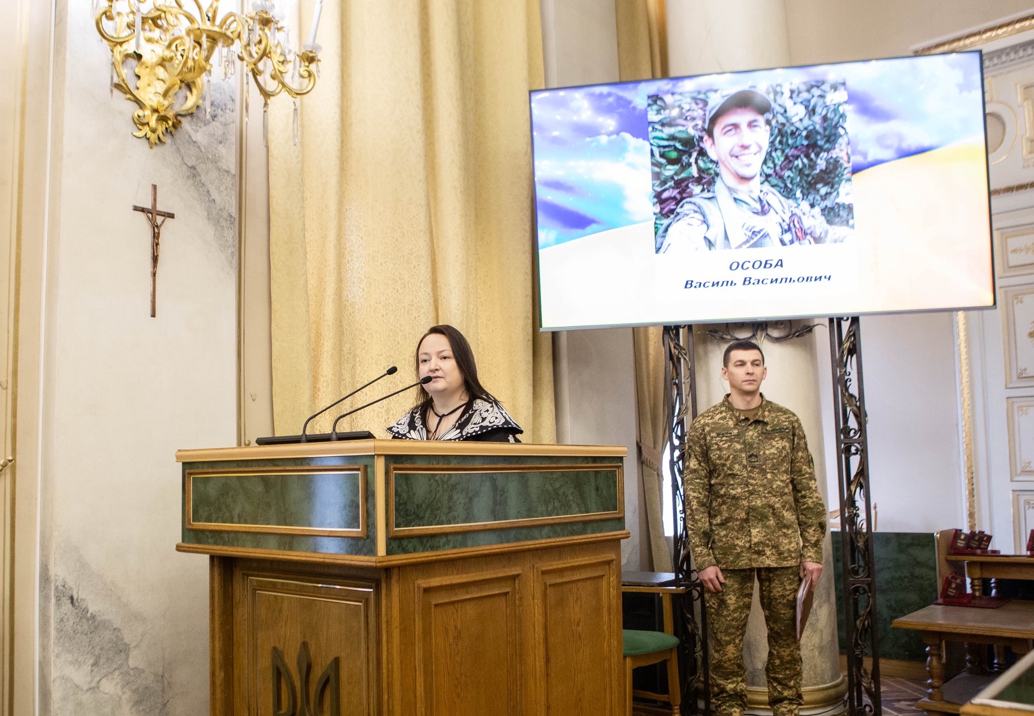Софія Особа виступила з промою на нагородженні