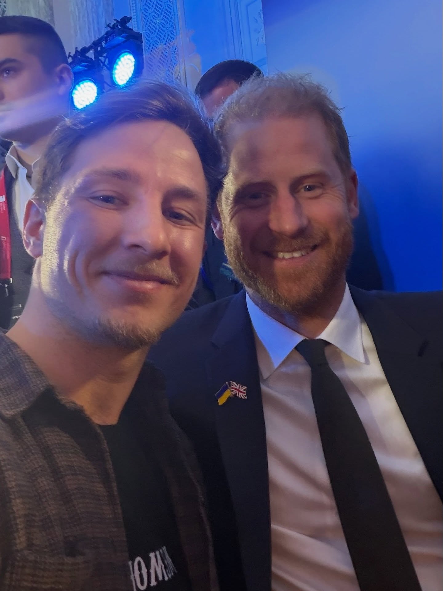 Олександр Будько з принцом Гаррі у Києві