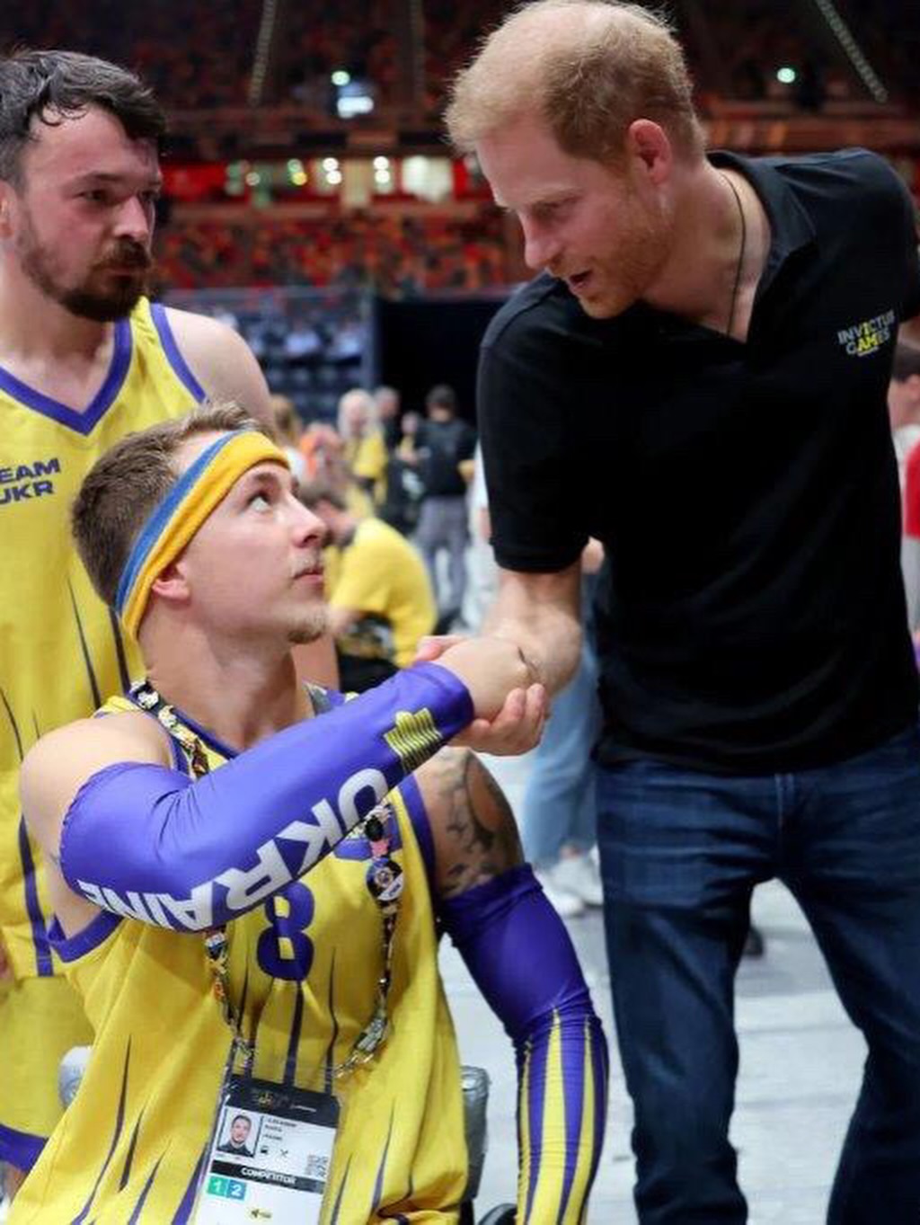 Олександр Будько з принцом Гаррі на «Іграх Нескорених» у Німеччині 