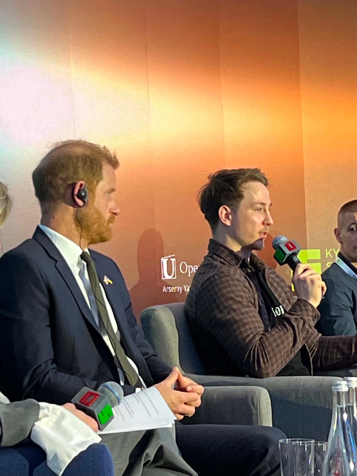 Олександр Будько з принцом Гаррі у Києві