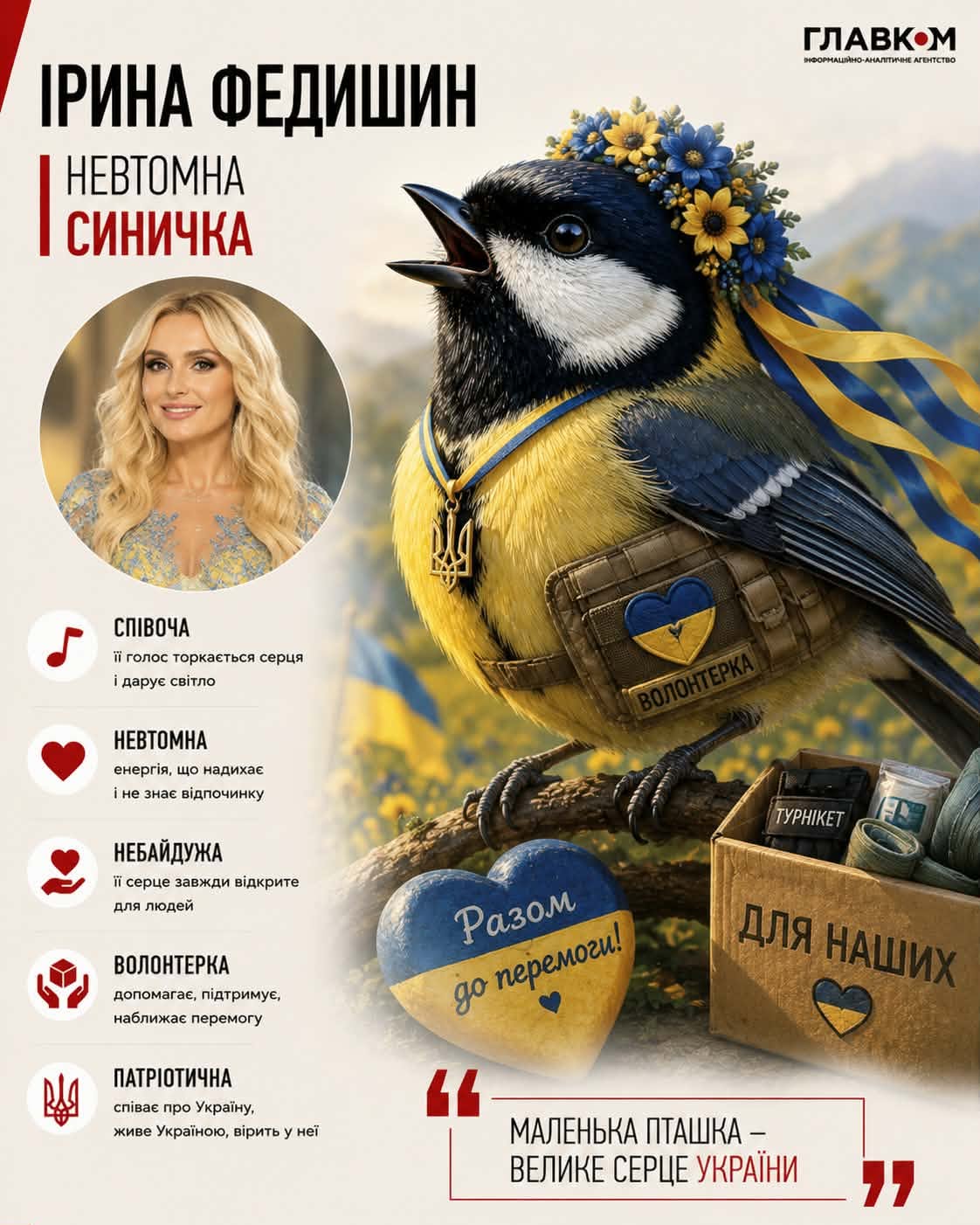 Ірина Федишин – невтомна синичка