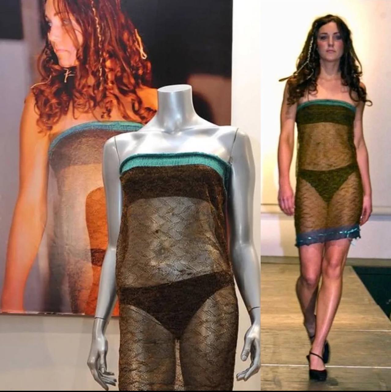 20-річна Кейт Міддлтон у прозорій сукні на показі мод в університеті Сент-Ендрюс