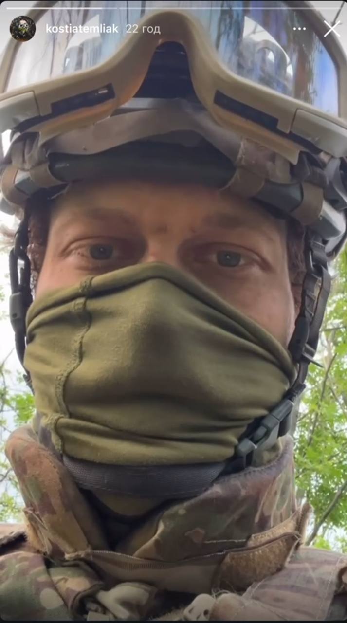 Актор-воїн Костянтин Темляк показався у військовій формі після гучного скандалу (фото) фото 1