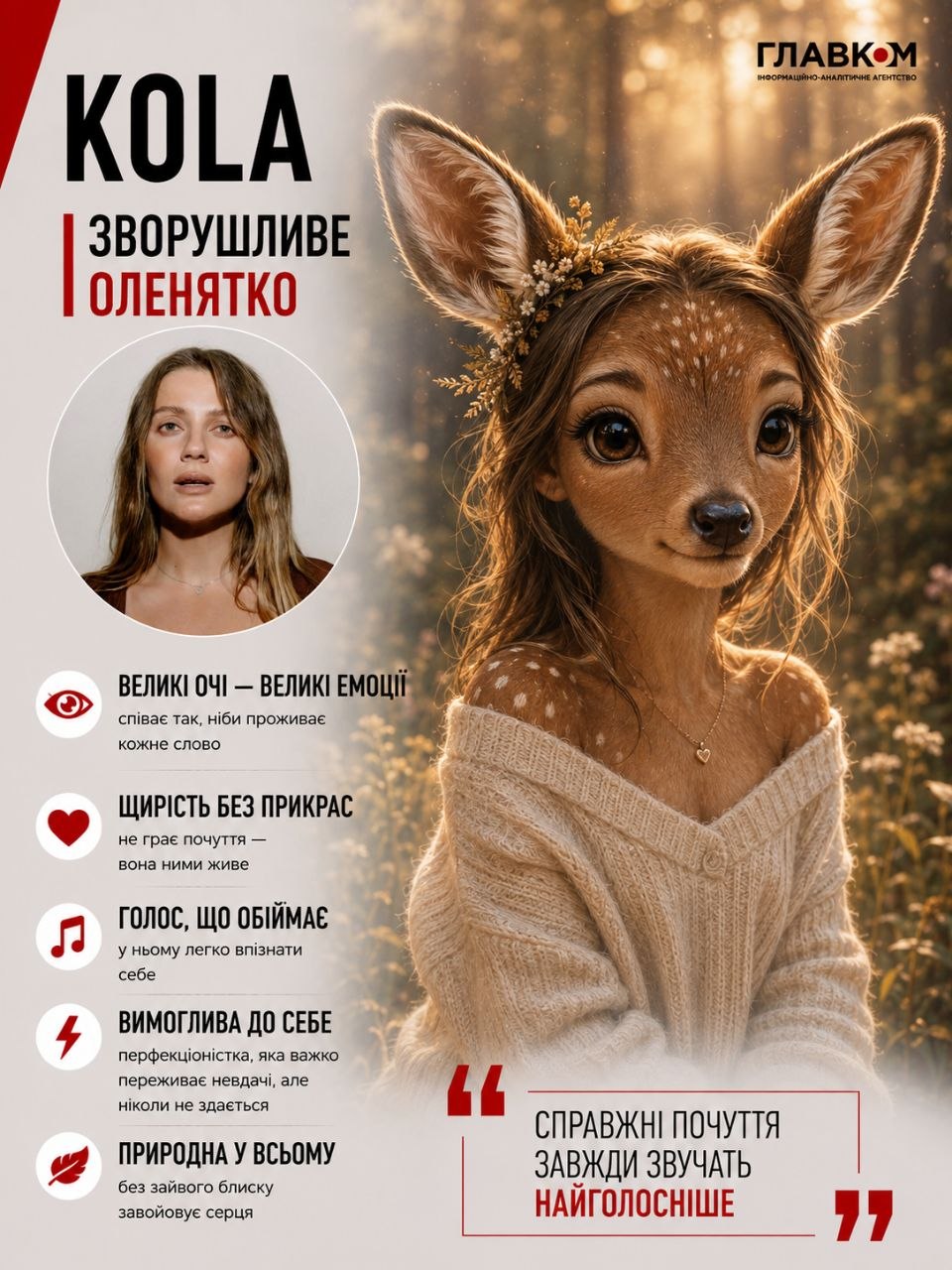 Kola – зворушливе оленятко
