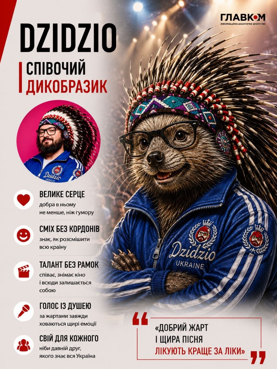 Дзідзьо – співочий дикобразик

