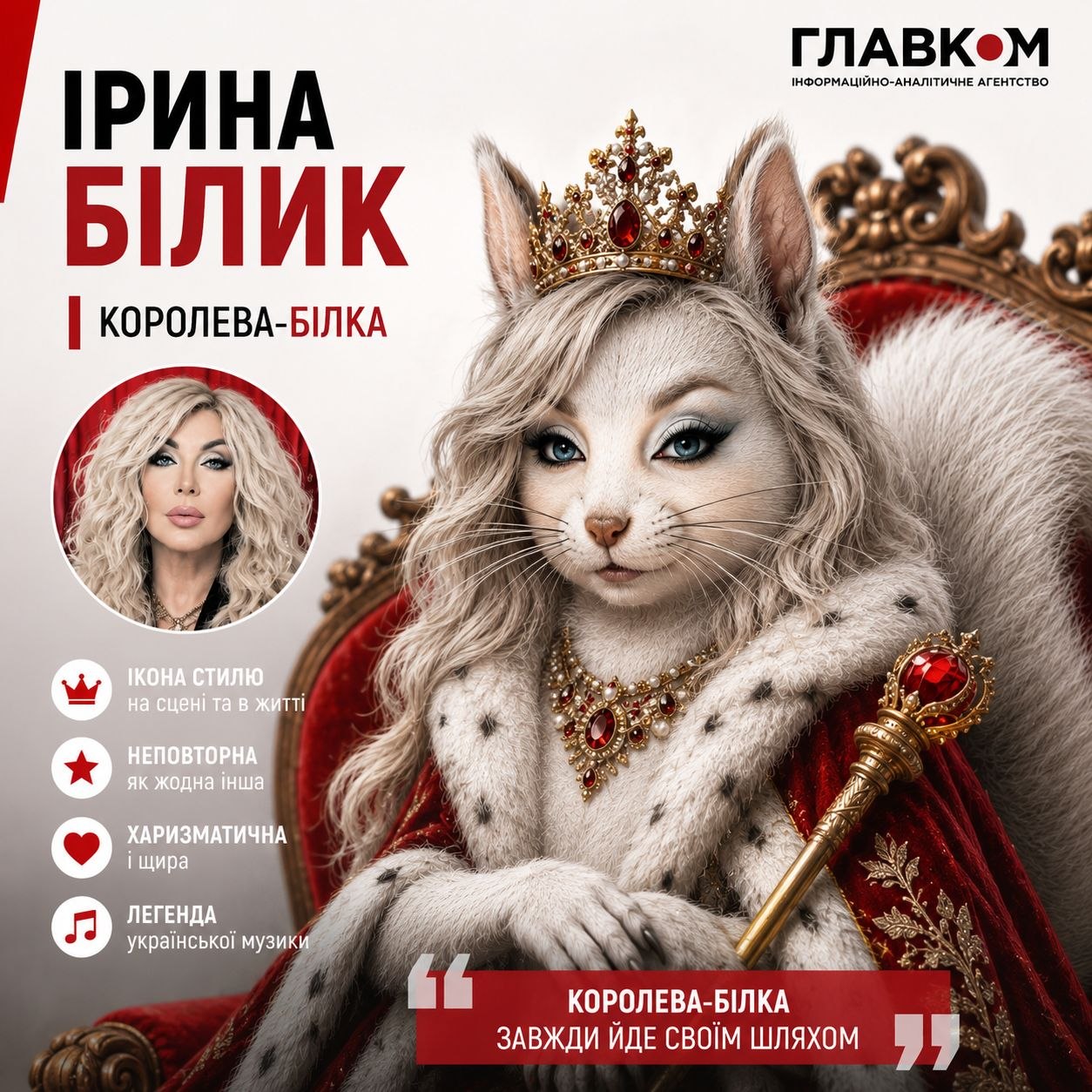 Ірина Білик – королева білка

