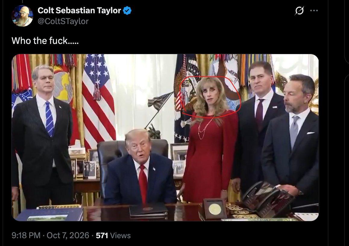 Дружина мільярдера налякала мережу після зустрічі з Трампом (відео) фото 1