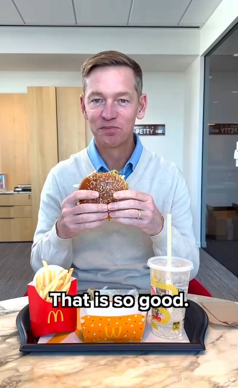 Власник McDonald’s завагався скушувати власний бургер