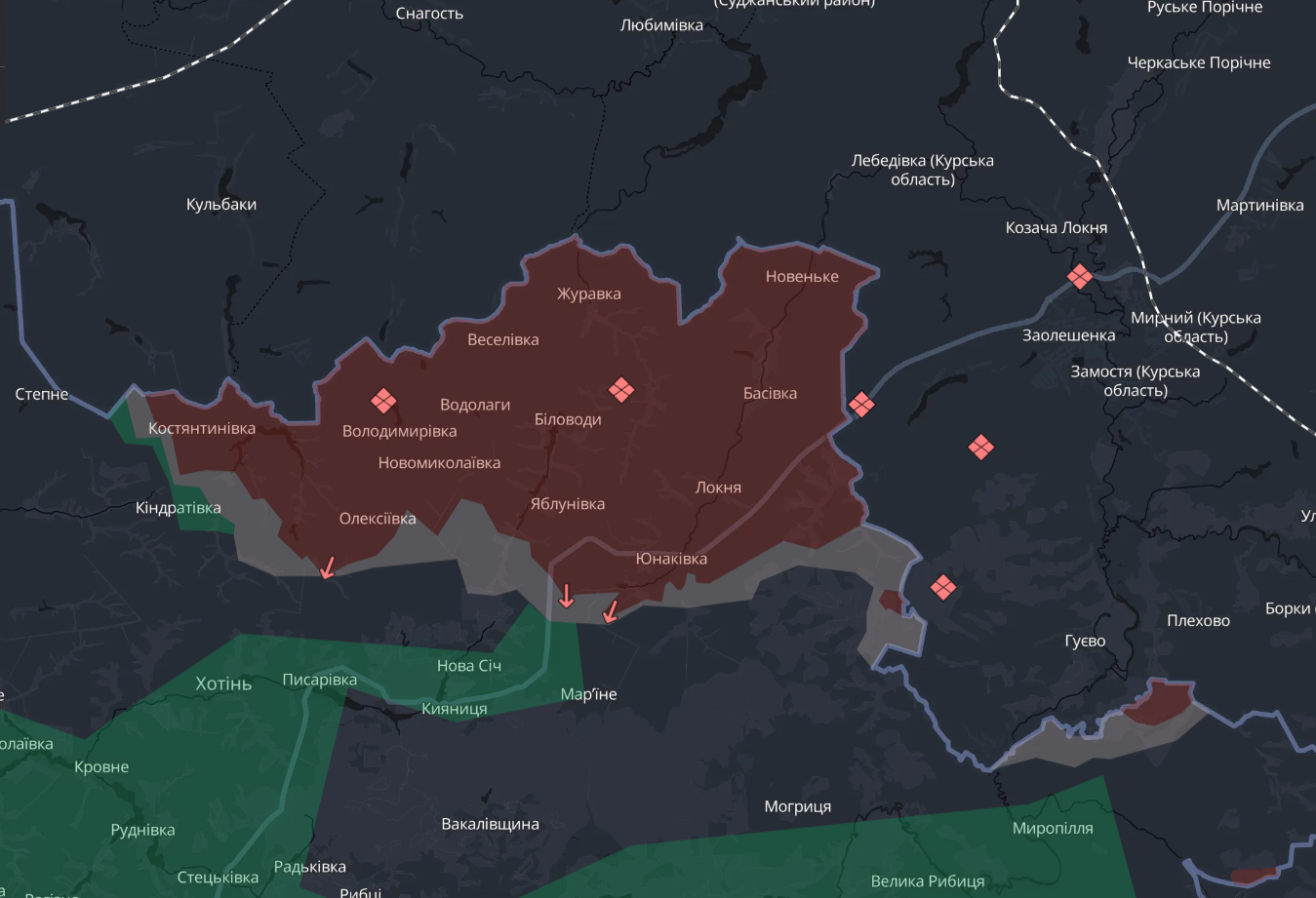 Карта бойових дій в Україні станом на 28 серпня 2026 року фото 1