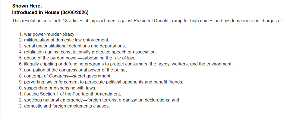 Конгрес США зареєстрував резолюцію про імпічмент Трампа: подробиці фото 1