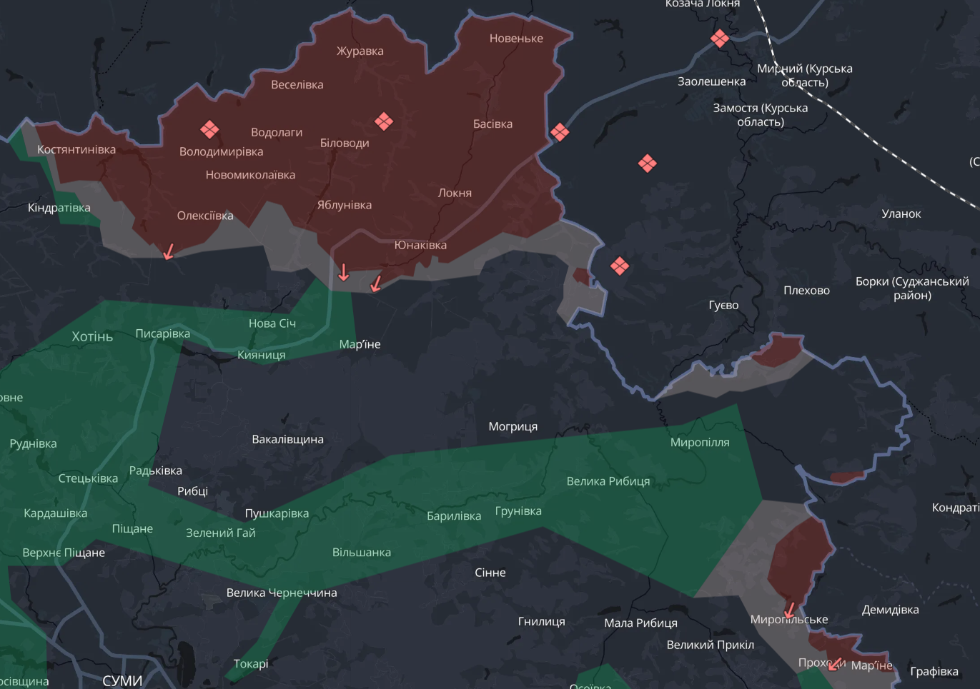 Карта бойових дій в Україні станом на 9 жовтня 2026 року фото 1