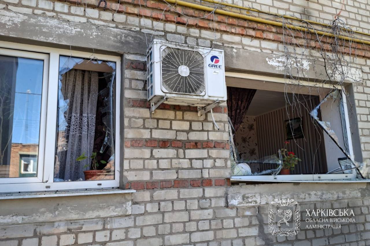 Наслідки ворожого удару по Харківщині