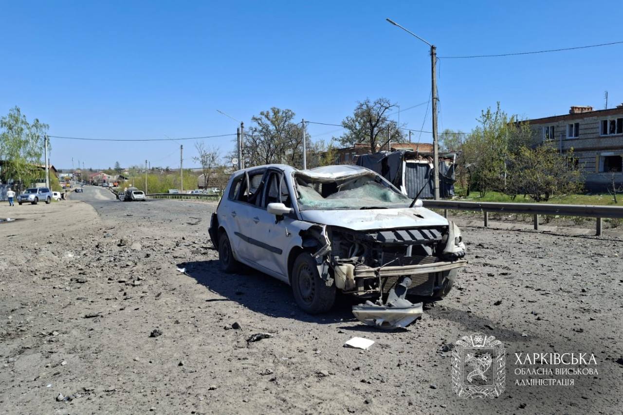 Наслідки ворожого удару по Харківщині