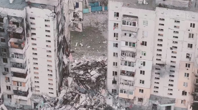 Руйнування в Олешках