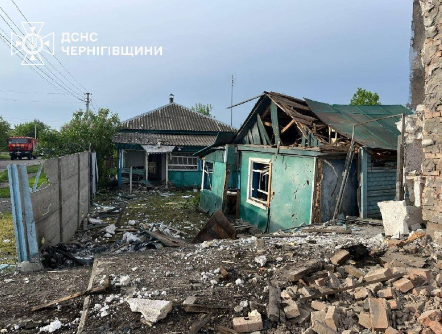 Наслідки ворожого удару по Прилуках