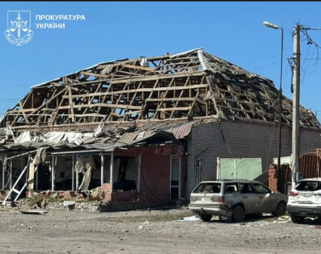 Наслідки ворожого удару по Харківщині