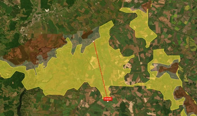 Росіяни на картах приписали собі контроль над тисячами км² – аналітик фото 2