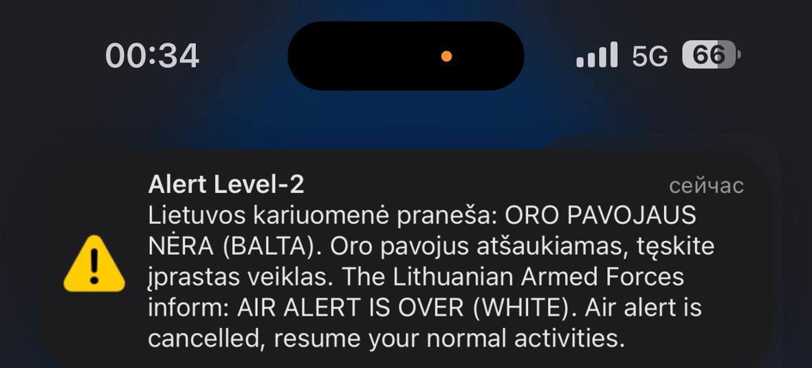 Винищувачі НАТО знищили дрон над Литвою фото 2