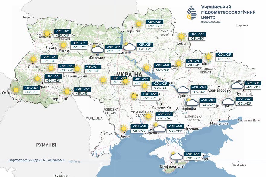 В Україні спека до 38° і пожежна небезпека: погода на 4 серпня 2026 фото 1