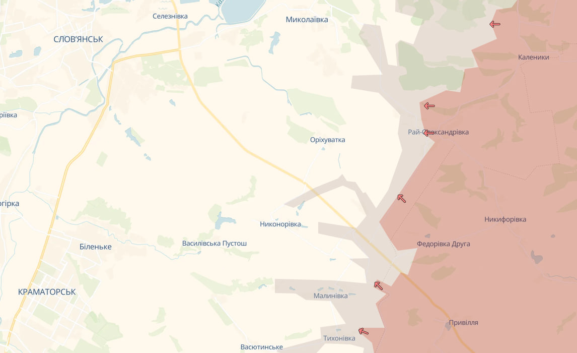 Окупанти просунулися на Донеччині: DeepState оновив мапу фото 1