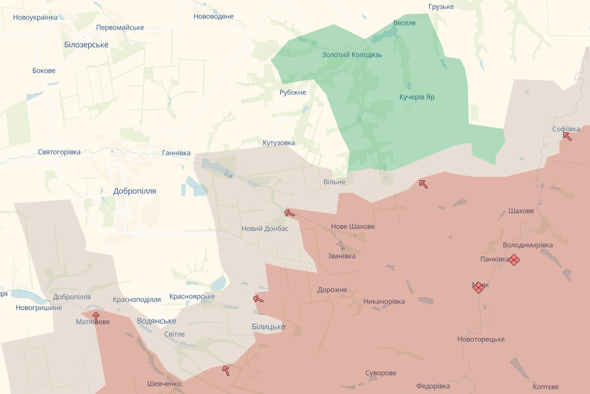 Окупанти просунулися на Донеччині: DeepState оновив мапу фото 2