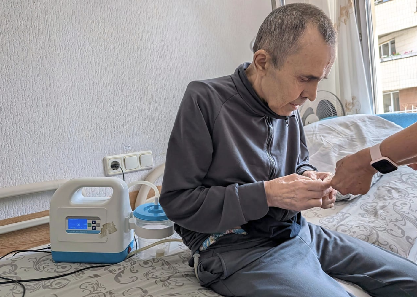 Журналіст зустрівся з Котовим у лікарні