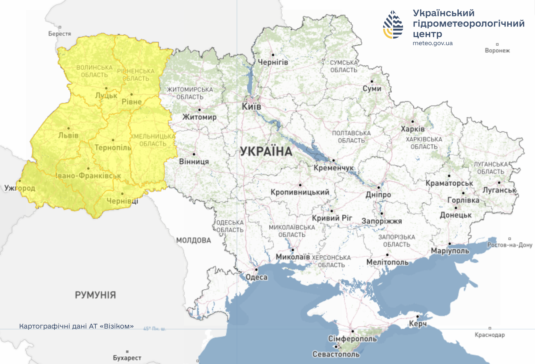 Густий туман накриє вісім областей України фото 1