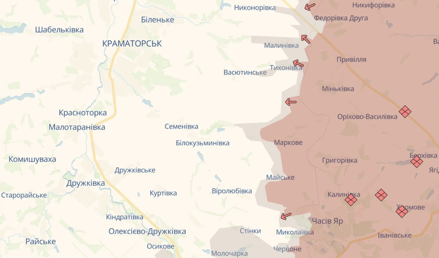 Карта бойових дій в Україні станом на 3 жовтня 2026 року фото 6
