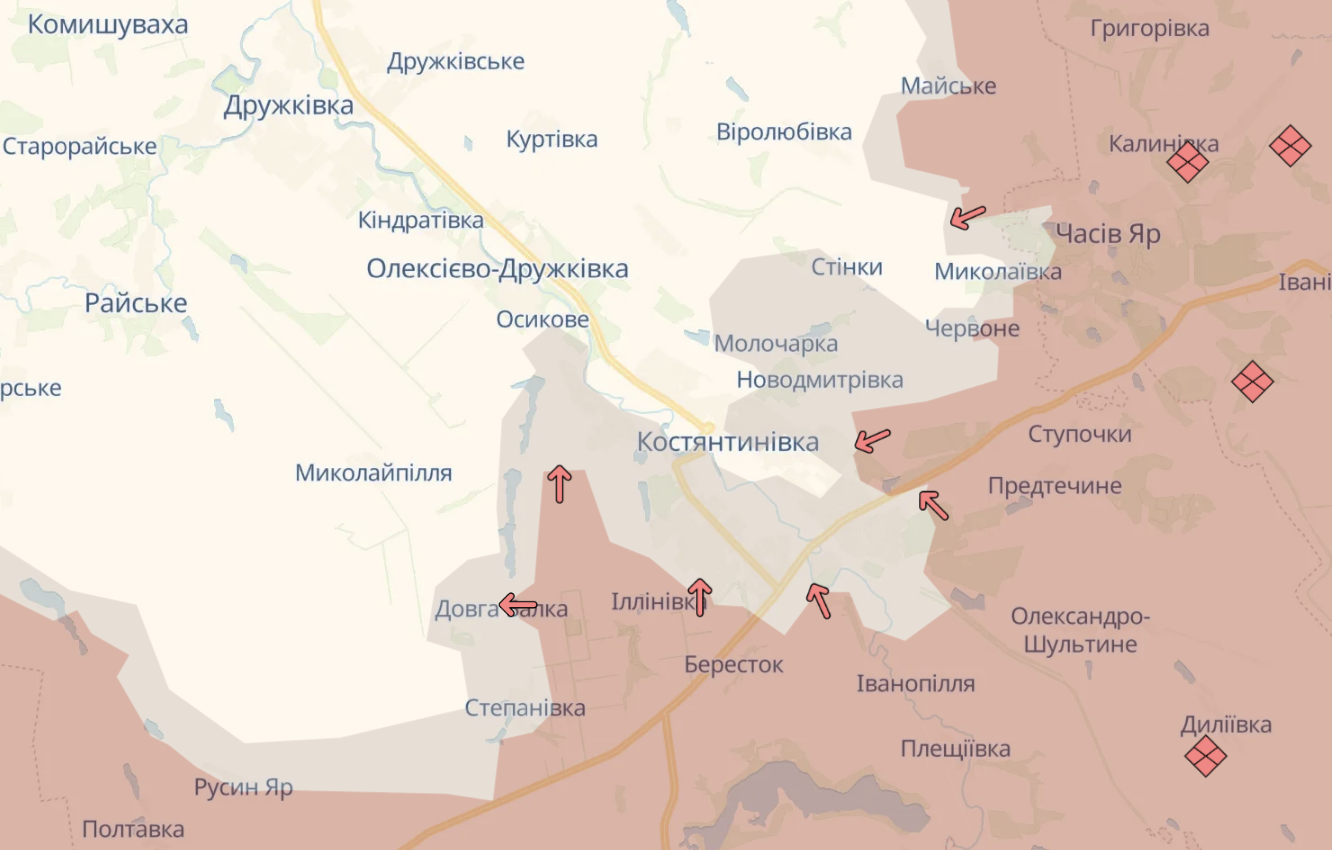 Карта бойових дій в Україні станом на 3 жовтня 2026 року фото 7