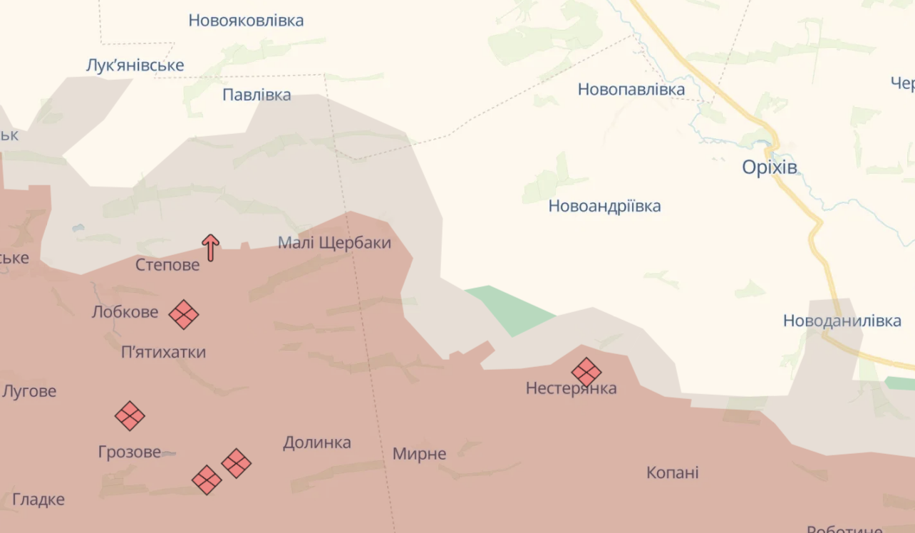 Карта бойових дій в Україні станом на 3 жовтня 2026 року фото 11