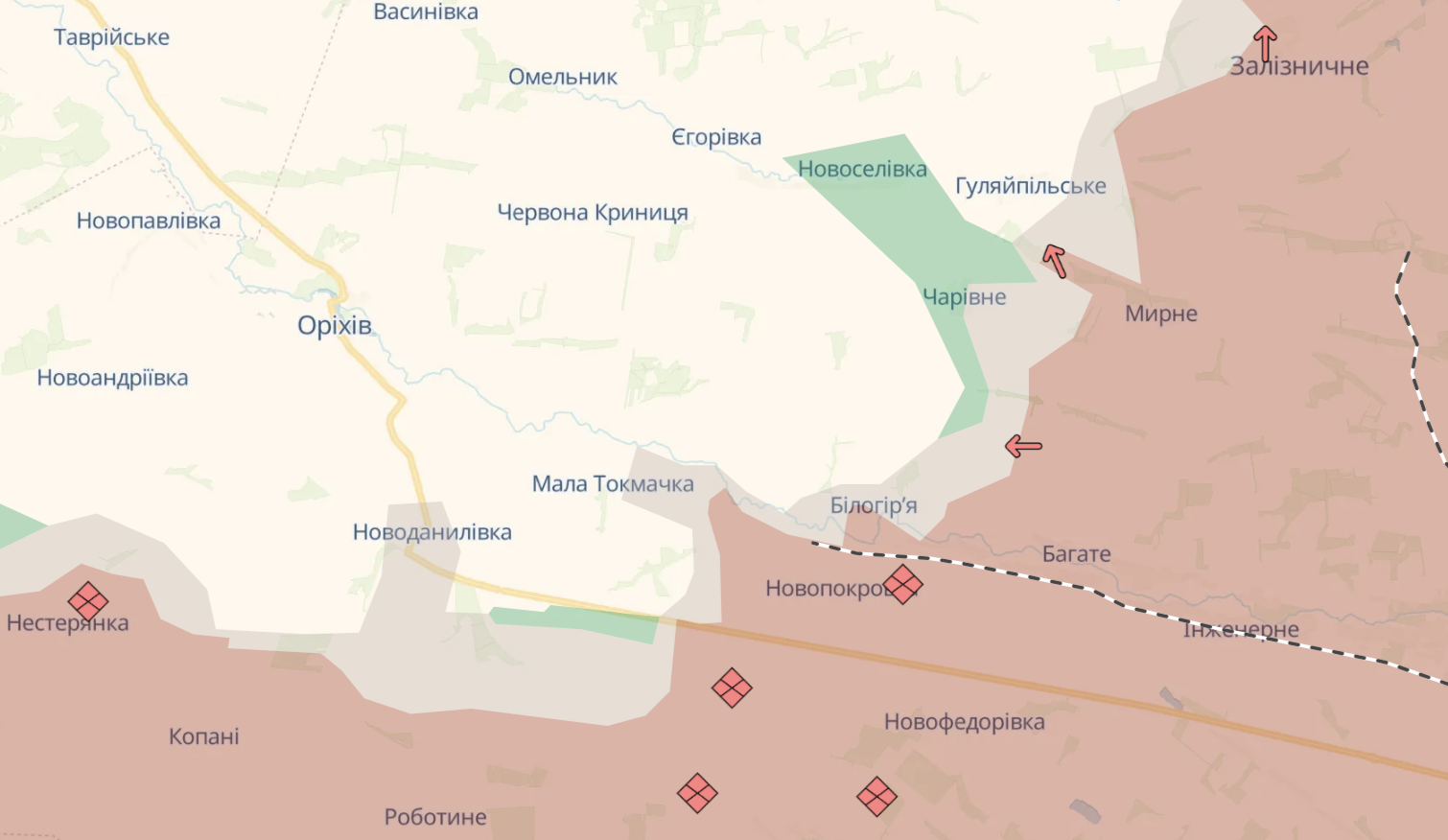 Карта бойових дій в Україні станом на 4 жовтня 2026 року фото 10