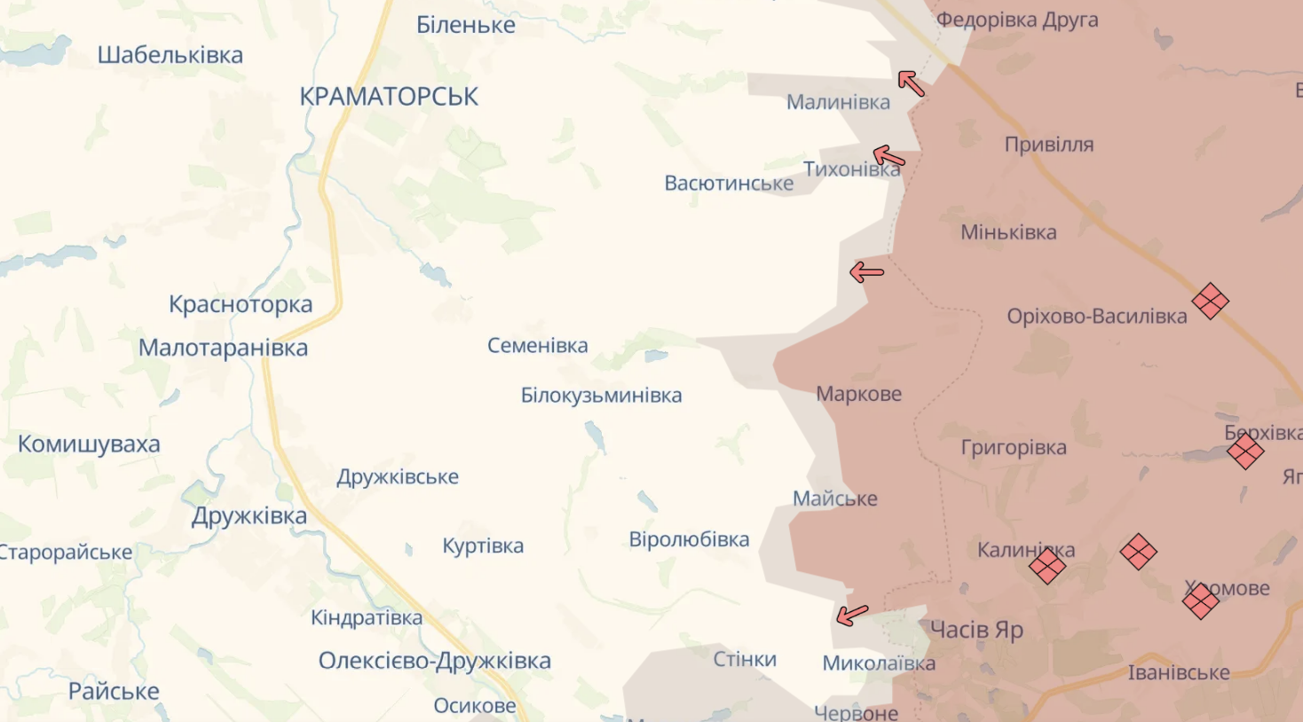 Карта бойових дій в Україні станом на 10 жовтня 2026 року фото 6
