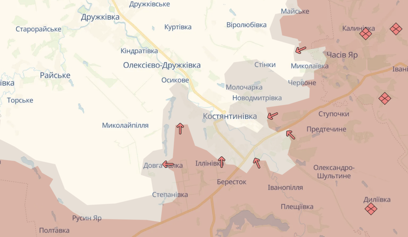 Карта бойових дій в Україні станом на 11 жовтня 2026 року фото 7