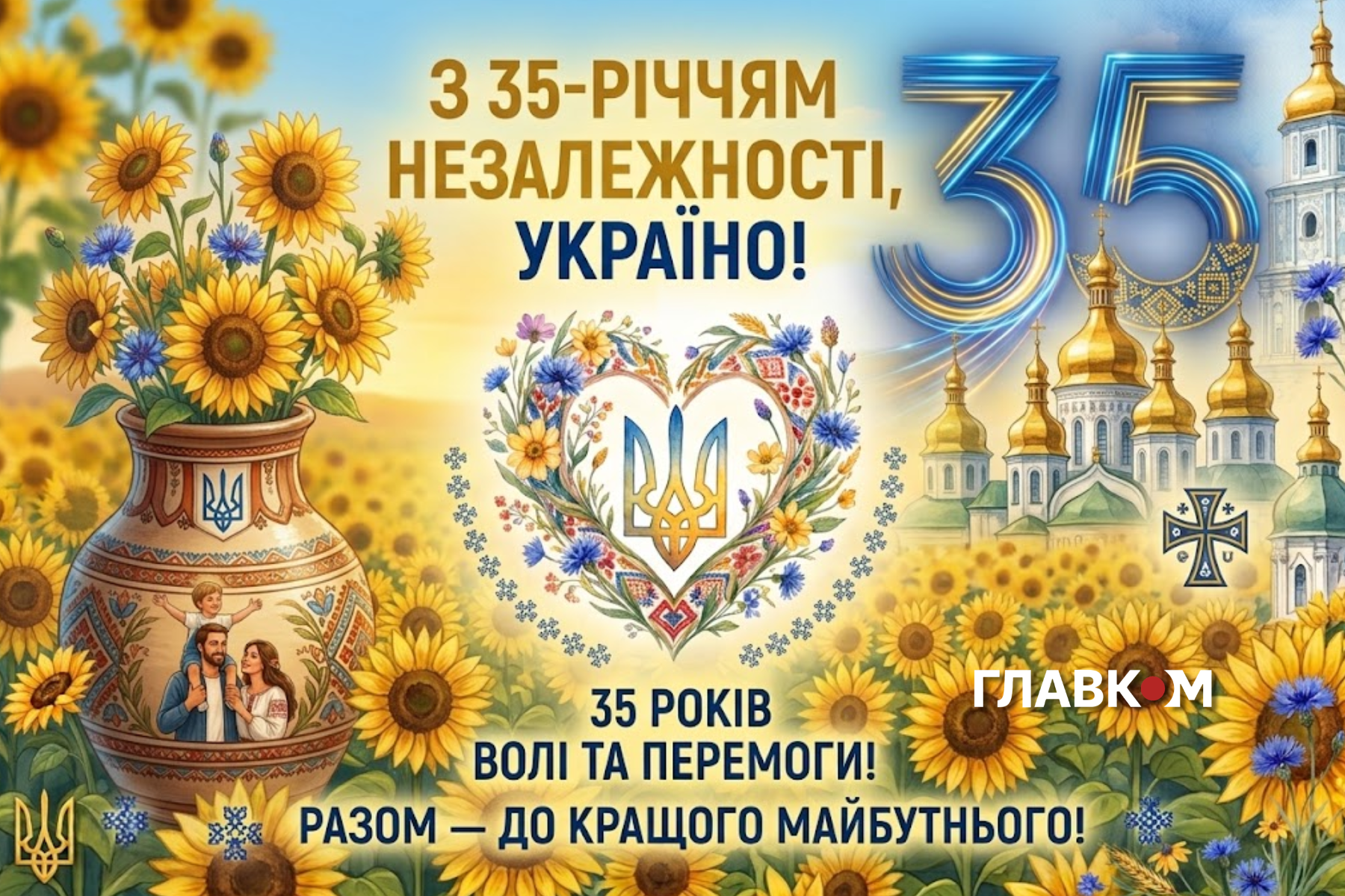 День Незалежності України 2026: історія свята, привітання та листівки фото 1