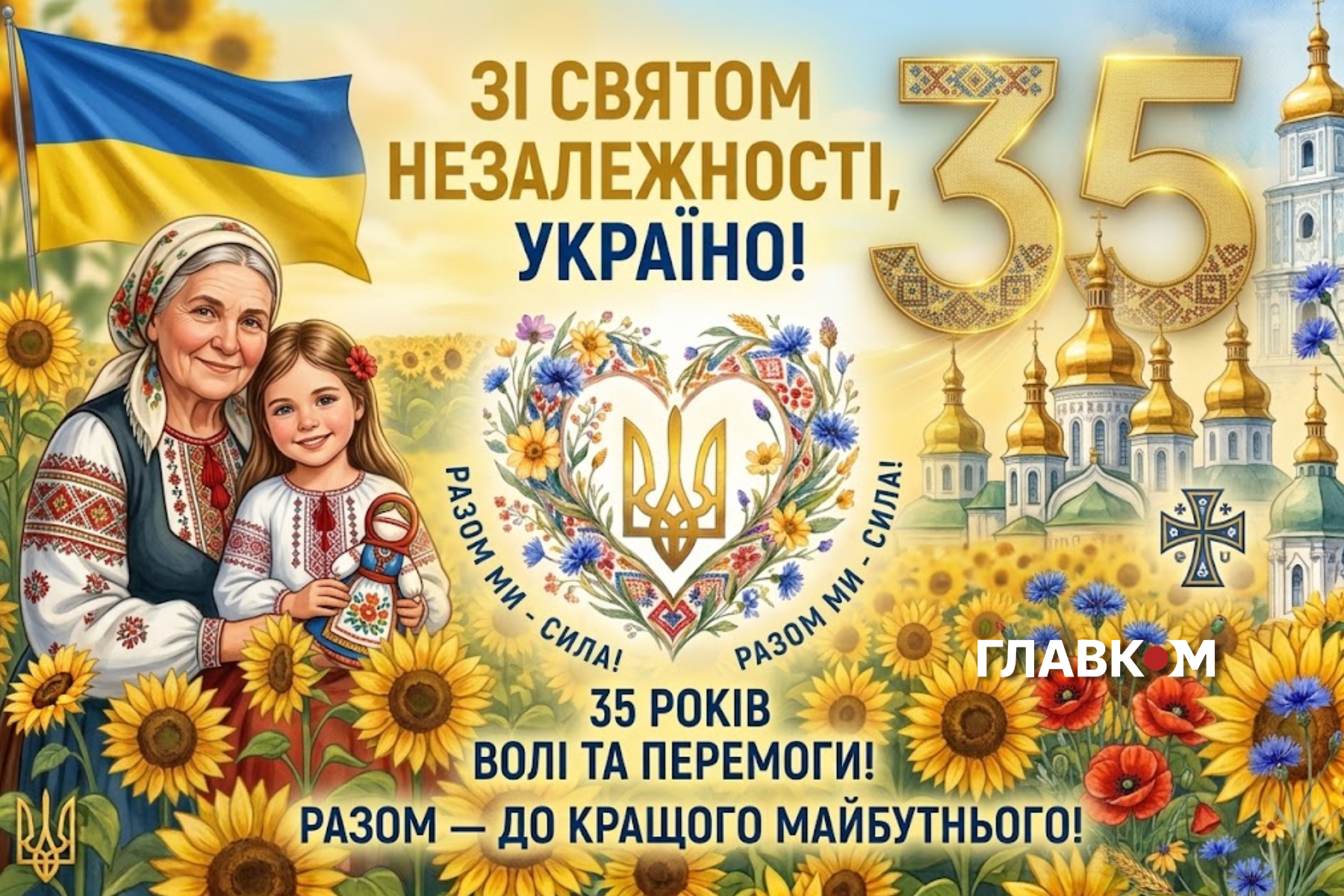 День Незалежності України 2026: історія свята, привітання та листівки фото 2