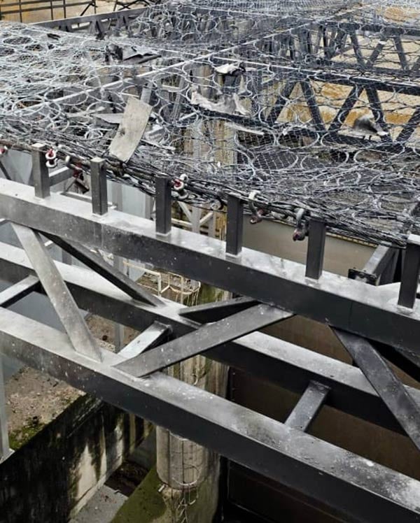 Вигляд захисних споруд другого рівня захисту після ворожих ударів