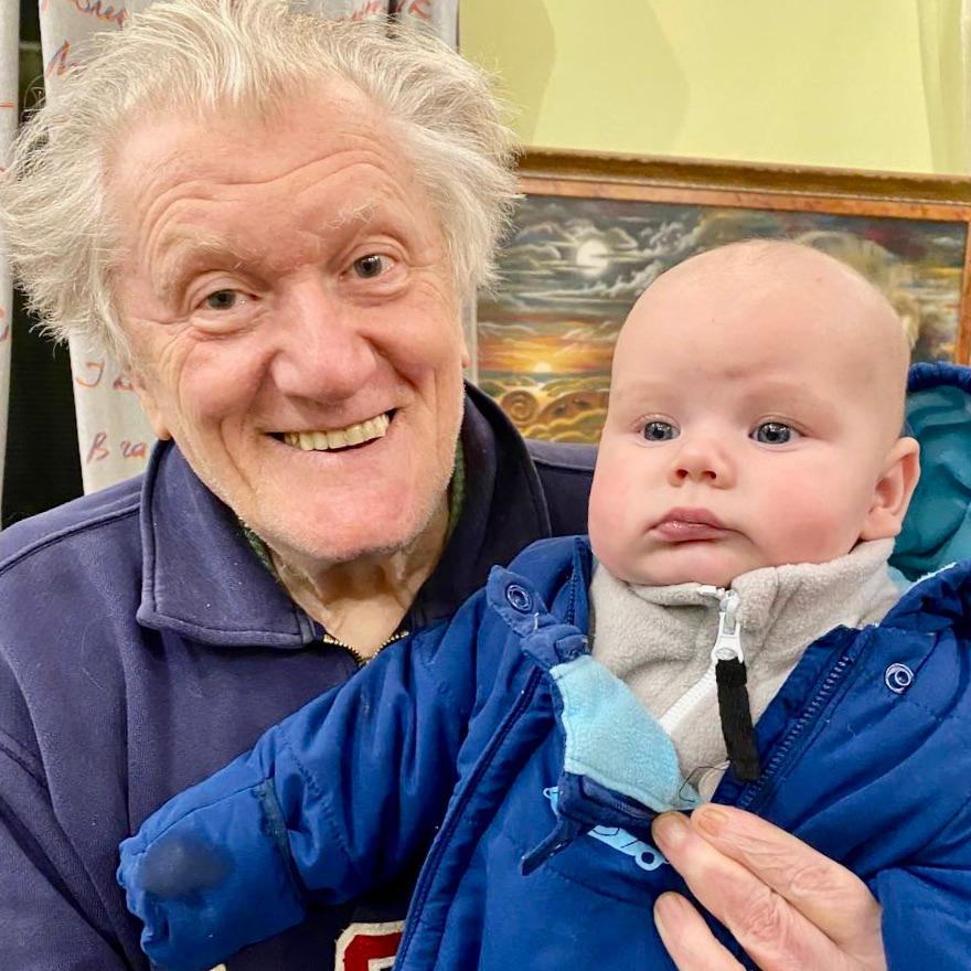 Юрій Рибчинський з правнуком