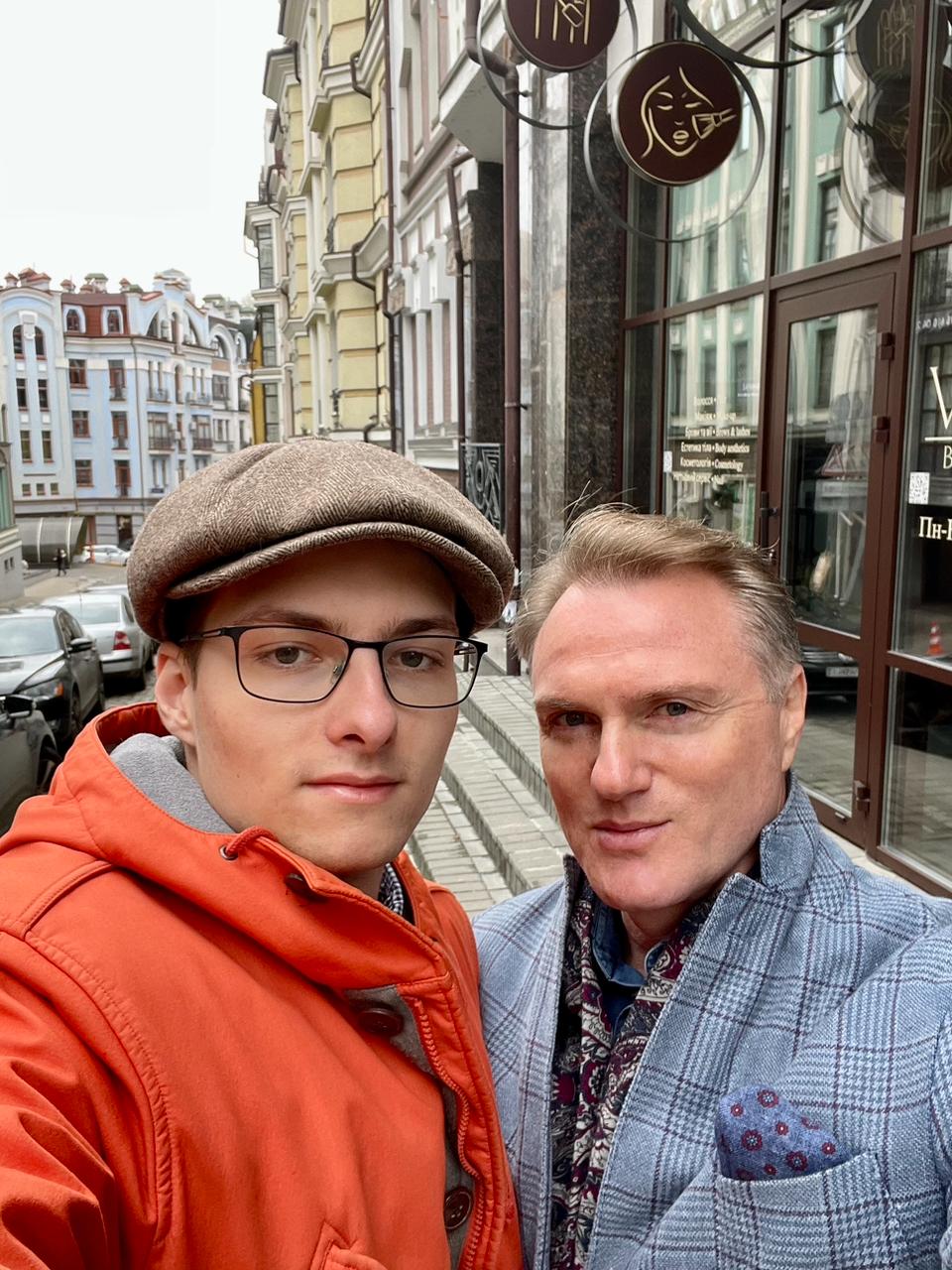 Євген Рибчинський з сином Данилом, якому 21 рік